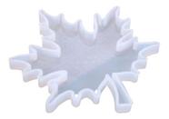 Molde De Silicone Formato Porta Copo Folha Maple Para Resina