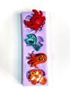 Molde de silicone fundo do mar médio confeitaria biscuit f869