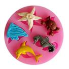 Molde De Silicone Fundo Do Mar