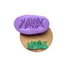 Molde de silicone grama para decorar f771