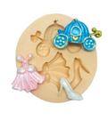 Molde de silicone kit princesa f600