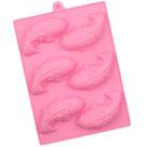 Molde de silicone Koi Fish de 6 cavidades para chocolate e bolo
