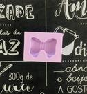 Molde de silicone laço confeitaria biscuit f541