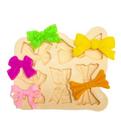 Molde de silicone laço confeitaria biscuit f581
