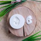 Molde de Silicone Mãe Beijando Bebê Encapsulamento S/ Pino
