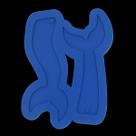 Molde de Silicone Marca Páginas Sereia