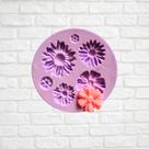 Molde de silicone margarida confeitaria biscuit f628