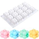 Molde De Silicone Mini Bubble 15 Cavidades Velas Artesanais