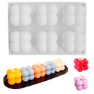 Molde De Silicone Mini Bubble 6 Cavidades Velas Artesanais