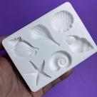 Molde de Silicone Mini Concha (02)