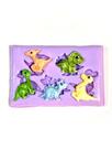 Molde de silicone mini dinossauro baby para decorar f121