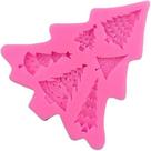 Molde de Silicone Natalino Árvores de Natal em Diversos Modelos