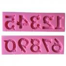 Molde de silicone Números S188 Molds Planet Rizzo Confeitaria