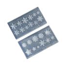 Molde De Silicone Para Arte De Unhas Com Floco De Neve De Inverno, Placa De Estampagem Macia Com