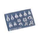 Molde De Silicone Para Arte De Unhas De Natal 3D, Árvore De Natal, Flocos De Neve, Ornamentos