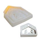 Molde De Silicone Para Cenário De Natal, Suporte Para Vela Tealight, Estêncil DIY Para Vela