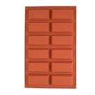 Molde de silicone para chocolate - 12 cavidades para pudim e cubos de gelo