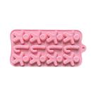 Molde De Silicone Para Homem De Gengibre Com 12 Cavidades Para Decoração De Doces, Chocolates E