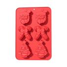 Molde De Silicone Para Natal: Papai Noel, Árvore De Natal, Chocolate, Pudim, Cubos De Gelo, Sabonete
