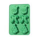 Molde De Silicone Para Natal: Papai Noel, Árvore De Natal, Chocolate, Pudim, Cubos De Gelo, Sabonete