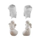 Molde De Silicone Para Ornamento De Anjo Com Asas 3D, Decoração De Natal, Artesanato Em Gesso,