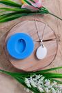 Molde de Silicone para Pingente Oval