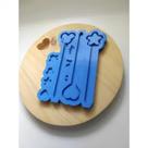Molde de Silicone para Resina - Caneta Vazada Pingente Grande e Pingente Mini