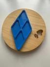 Molde de Silicone para Resina Chaveiro Apartamento Losango