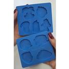 Molde de Silicone para Resina - Kit Duas Paletas Emoções