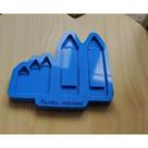Molde de Silicone para Resina Lápis Shaker - 2 Cavidades - Volta as Aulas