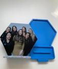 Molde de silicone para Resina - Placa Hexágono