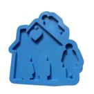 Molde de Silicone para Resina - Porta Chave Casal