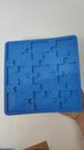 Molde de Silicone para Resina - Quebra Cabeça 9 Cavidades