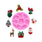 Molde De Silicone Para Sino De Natal, Boneco De Neve E Casa De Neve Para Chocolate, Bolo, Resina DIY