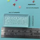 Molde De Silicone Para Unhas Com Design De Letras Em Inglês, Para Brincos, Colares, Acrílico 3D,
