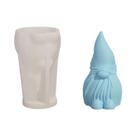 Molde De Silicone Para Vela Aromática 3D Papai Noel, Artesanato Em Resina De Gnomo Sem Rosto,