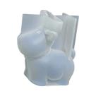 Molde De Silicone Para Vela Aromática Em Forma De Veado De Natal 3D, DIY, Resina, Gesso, Argila,