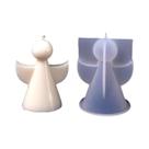 Molde De Silicone Para Vela Em Forma De Anjo, DIY, Para Sabão Artesanal, Concreto, Gesso, Resina,