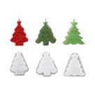 Molde De Silicone Para Vela Em Forma De Árvore De Natal 3D DIY Artesanal Para Aromaterapia,