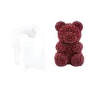 Molde De Silicone Para Vela Em Forma De Urso Rosa 3D Para O Dia Dos Namorados, Aromaterapia,