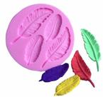 Molde de silicone penas para decorar f495