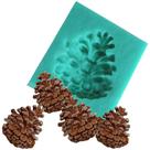 Molde de silicone pinha para decorar f331