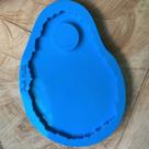 Molde de silicone PLAQUINHA DE UNHA / MAQUIAGEM GEODO