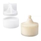 Molde de Silicone Pote com Tampa Modelo 2