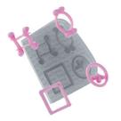 Molde de Silicone Quarteto de Molduras Portia Ref. 79 Flexarte