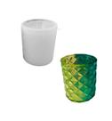 Molde de Silicone Redondo Porta Lapis Porta Treco