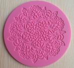 Molde de silicone renda de açúcar cupcake para decorar f470