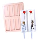 Molde de Silicone Retângulo 2,5cmx7,5cm