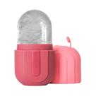 Molde De Silicone Reutilizável Para Rolo De Gelo Massageador Facial Para Cuidados Com a Pele Mantém