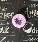Molde de silicone rosa para decorar f405